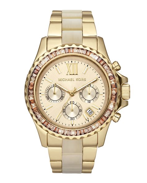 michael kors parker glitz watch golden amazon|Amazon.com: Michael Kors Women's Two Tone .